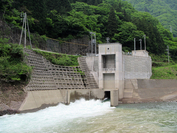 徳山水力発電所 1号放水路・1号放水口
